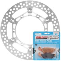 BRAKE ROTOR & PAD FRONT KIT - YAM YZ250 01-07