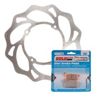 BRAKE ROTOR & PAD FRONT KIT - KTM 85 SX 04-11 - WAVE