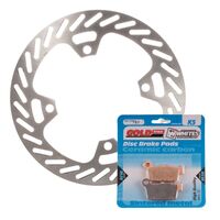 BRAKE ROTOR & PAD REAR KIT - SUZ RMZ250 04-06