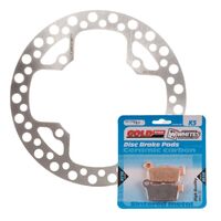 BRAKE ROTOR & PAD REAR KIT - SUZ RMX450Z 09-18