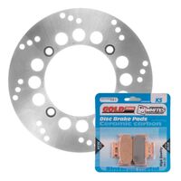 BRAKE ROTOR & PAD REAR KIT - SUZ DR650SE 96-20