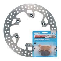 BRAKE ROTOR & PAD REAR KIT - YAM YZ250 98-01