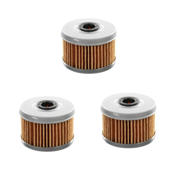 Moto-Filter OIL FILTER 3 Pack for HONDA TRX500 FE/FM/FPE/FPM 2009 to 2012