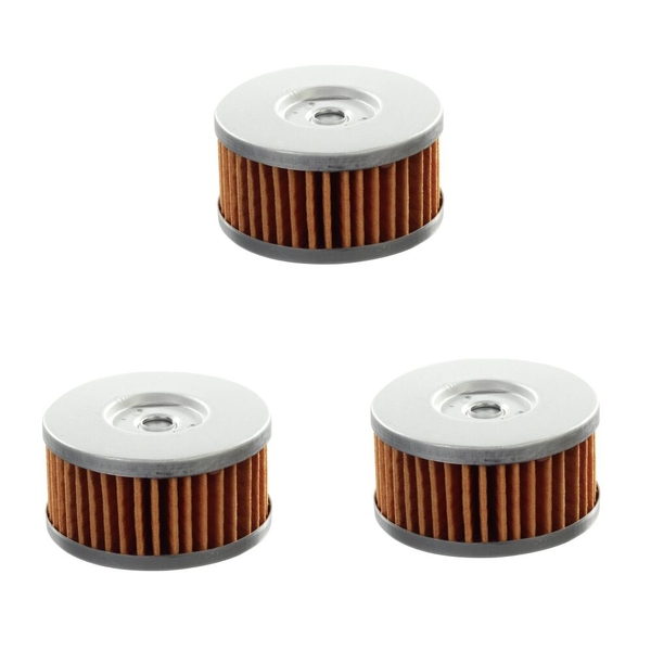 Three OIL FILTERS for Suzuki VL250 Intruder 2000 to 2013 2014 2015 2016 2017