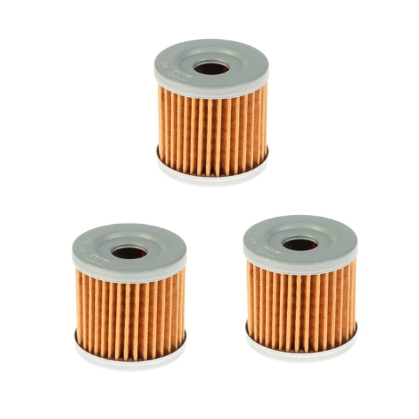 OIL FILTER KIT 3 PACK FOR SUZUKI DRZ400S 2011 2012 2013 2014 2015 2016 2017