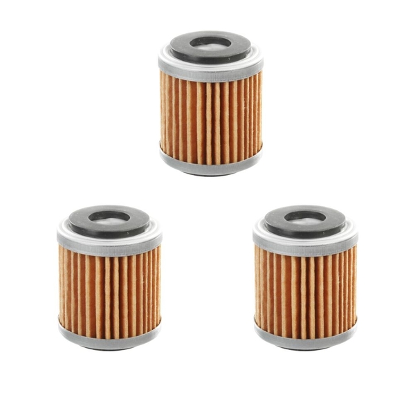 Three OIL FILTERS for Yamaha WR250FX 2015 2016 | WR250R | WR250X 2008 to 2019