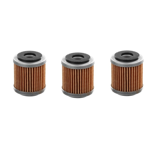 3 Oil Filters for Yamaha YZ250F 2003 2004 2005 2006 2007 2008 2009 2010 2011 2012 13