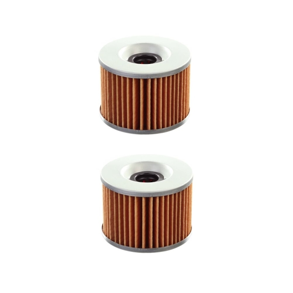 TWO OIL FILTERS for Kawasaki ZZR1100 1990 1991 1992 1993 1994 1995 1996 1997