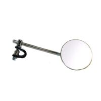 WHITES MIRROR 8" STEM CLAMP ON (EA)