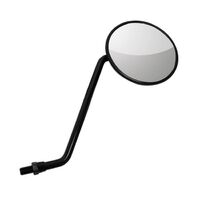 WHITES MIRROR BLK ROUND CT110 Style 10mm (Each)