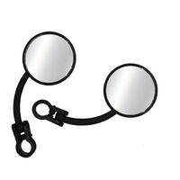 Pair Of Plastic Fold Down Enduro Mirrors for Kawasaki KLX400 | KLX400R