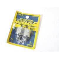 MIRROR ADAPTOR 8MM L/H THREAD CHROME HM8 (PACK OF 2)