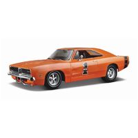 1.24 Harley Davidson 1969 Dodge Charger RT Model Toy