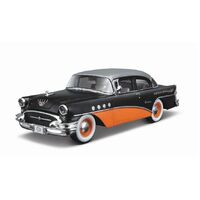 1.24 Harley Davidson 1955 Buick Century Black Model Toy