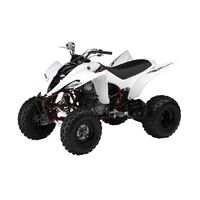 1.12 Yamaha Raptor White Model Toy