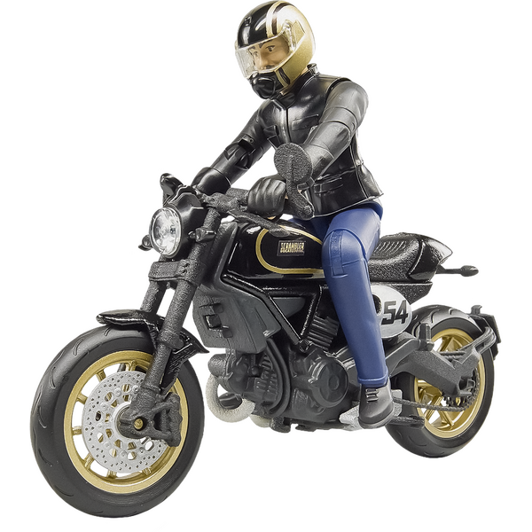 1:16 DUCATI SCRAMBLER CAFE RACER WITH RIDER