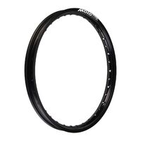 MOTORIM ALLOY 21X1.60 36H BLK -7050 T6