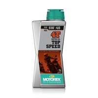 Motorex Top Speed MC (MA2) 4T 5W40 - 1 Litre (12)