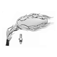 Universal Fireball Mirror RH Chrome 