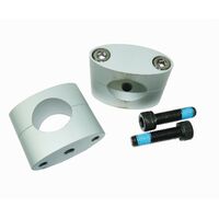 Taper Bar Clamps 31.8MM Silver 