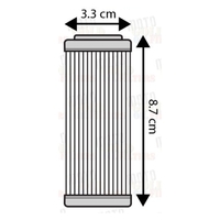 Aftermarket Oil Filter for KTM 400EXC -R 2009-2011 450SXF 2008-2011