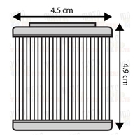 Oil Filter for Husqvarna TE610 96-00, TE610E 99-09, TE610Ie 08-09 TE630 10-11
