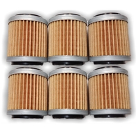 Oil Filter Six Pack for Yamaha WR250F WR450F YZ250F YZ450F 2009 to 2011