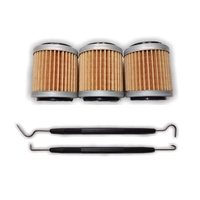 Oil Filter Three Pack + Tool for Yamaha WR250F WR450F YZ250F YZ450F 2009 to 2011