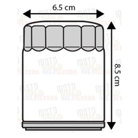 CHROME OIL FILTER for Victory HAMMER 8 BALL 106 CUBIC 10-14 HAMMER S 106 CUBIC 09-12
