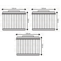 AFTERMARKET OIL FILTER KIT 3 PACK for HONDA CRF450X 2011 2012 2013 2014