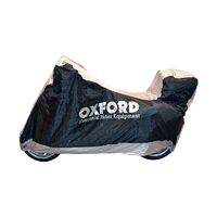 Oxford Aquatex Large Motorcycle Cover With Top Box | 246cm Long