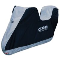 Oxford Aquatex XL Motorcycle Cover With Top Box | 277cm Long