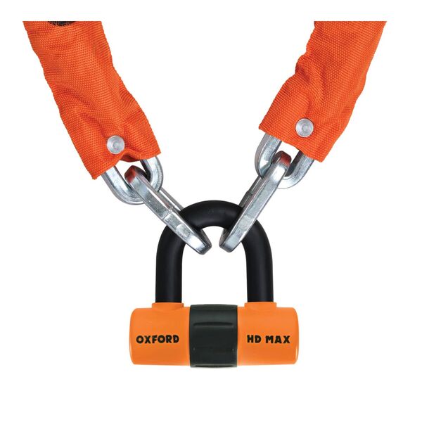 Oxford Hd Chain Lock 1.5m Orange