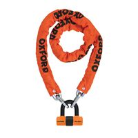 HD Chain Lock 1.5M Orange For Motorbike