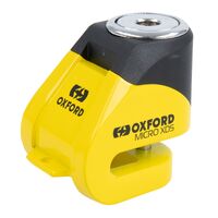 Oxford Scoot XD5 Scooter Disc Lock BLK/Yellow (Use Lk260 ) For Motorbike