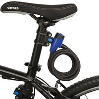 Oxford Cable 12 Lock Smoke 1.8M x 12mm For Bicycle