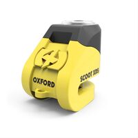 OXFORD SCOOT XD5 SCOOTER DISC LOCK BLK/ YEL