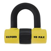 Oxford Oxford HD Max Padlock / Disc Lock 14mm Yellow
