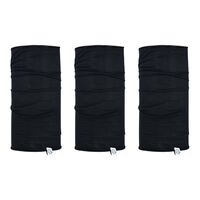 Oxford Comfy Neck Scarf Gaiter Tube Black/Black 3 Pack