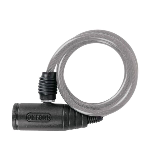 Oxford Bumper Cable Lock Clear 6mm X 600mm