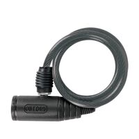 Oxford Bumper Cable Lock Smoke 6mm x 600mm For Motorbike or Bicycle