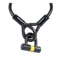 Oxford Loop Lock 15 & Padlock (2.0M x 15mm Cable) For Motorbike 