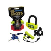 Oxford Boss Alarm Disc Lock (14mm Pin) Yellow