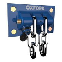 Oxford Docking Station Wall Anchor - Blue For Motorbike 