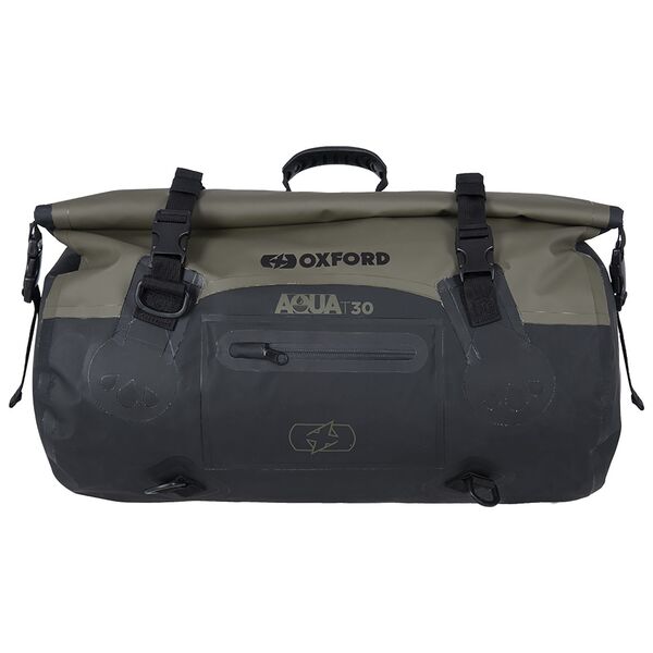 OXFORD AQUA T30 ROLL BAG BLK/ KHAKI