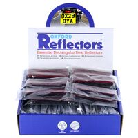 OXFORD REFLECTORS RED RECTANGULAR BOX (50PCS)