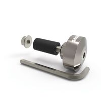 OXFORD HANDLEBAR BAR ENDS - SIL (NEW)
