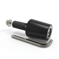 Oxford Handlebar End Weights Black ANODISED 67g (Pair)