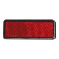 Oxford Reflectors Red Rectangular (Pair)