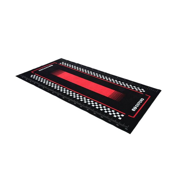 Oxford Workshop Mat Pitlane Red L 200 X 100cm